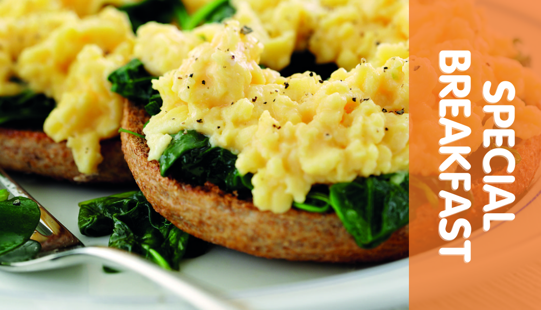 Special Brekkie: Bagel Egg Sando