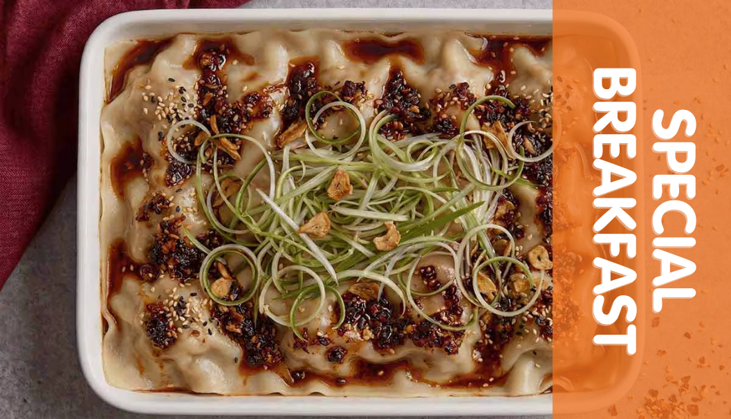 Special Breakfast: Dumpling Lasagne