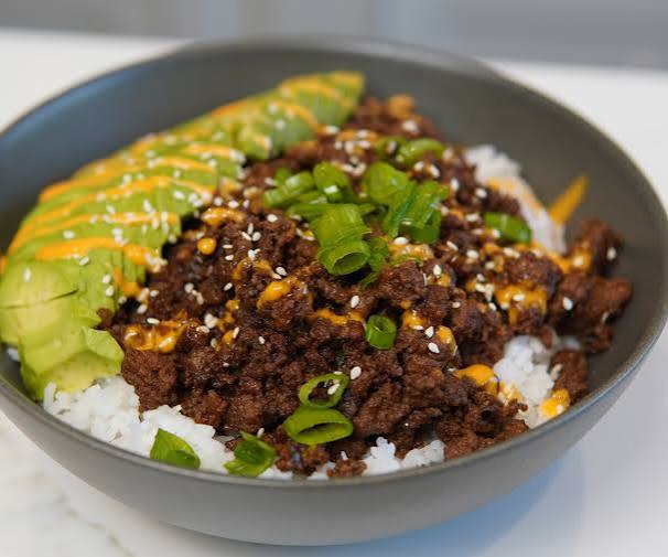 Tornado beef rice bowl